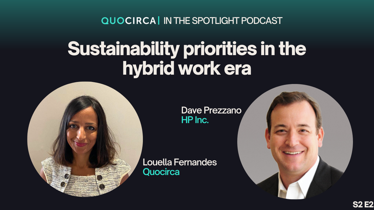 Sustainability priorities in the hybrid work era