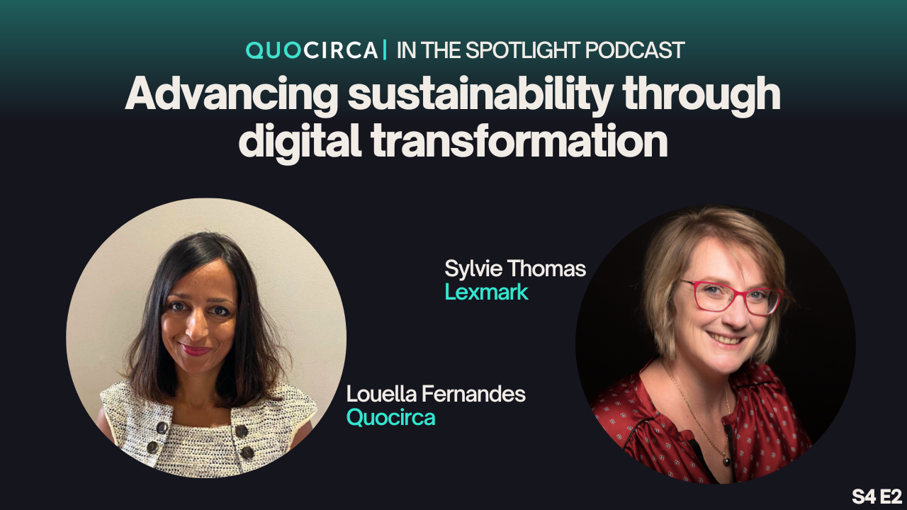 Advancing sustainability through digital transformation